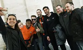 Игроки «Шахтера» перед матчем с «Ромой» посетили Ватикан