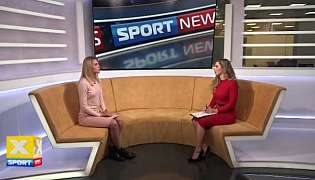 Юлия Левченко в студии XSPORT NEWS