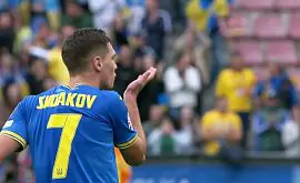 Открыл счет. Видео курьезного гола Судакова в матче Украина – Северная Македония