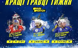 Вратарь «Донбасса» и два хоккеиста «Днепра» – лучшие игроки недели в УХЛ