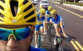 Украинские велосипедисты впервые проехались по дорогам Рио
