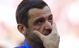 Дарио Срна расплакался во время исполнения гимна Хорватии