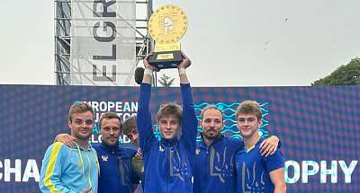 ﻿Украина выиграла зачет Team Trophy на чемпионате Европы