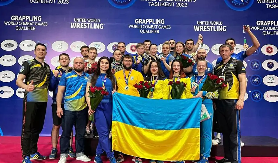 Сборная Украины завоевала 36 медалей на чемпионате мира-2023 по панкратиону