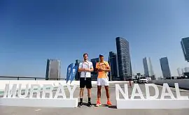 Маррей и Надаль сыграли в теннис на мосту в Абу-Даби