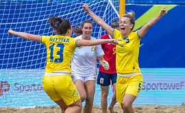 Жіноча збірна України з пляжного футболу стала фіналістом Європейських ігор
