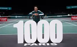 Надаль одержал 1000-ю победу в карьере, с трудом переиграв 39-летнего соотечественника на старте Masters в Париже