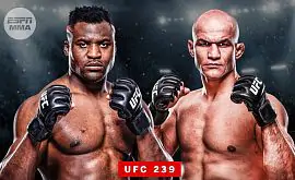 Официально. Дос Сантос и Нганну проверят свои челюсти на UFC 239