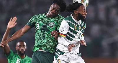 Нигерия выиграла у Камеруна и стала вторым участником четвертьфинала Кубка Африки