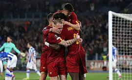 «Рома» уверенно обыграла «Реал Сосьедад» в первом матче 1/8 финала Лиги Европы