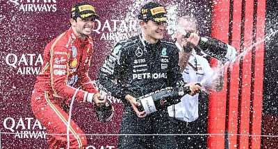 Аварія Ферстаппена та Норріса принесла Mercedes першу перемогу у сезоні