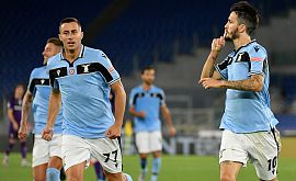 «Лацио» в волевом стиле переиграл «Фиорентину» и оторвался от «Интера» на 7 очков