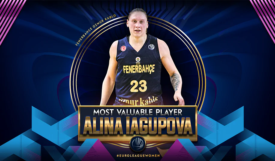 Ягупова второй раз подряд признана MVP женской Евролиги