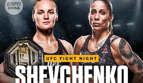 Файт-кард турнира UFC on ESPN+ 14: Шевченко – Кармуш, Оздемир – Латифи