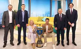 Хоккеисты «Донбасса» стали гостями телепередачи «Ранок з Україною»