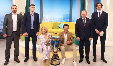 Хоккеисты «Донбасса» стали гостями телепередачи «Ранок з Україною»