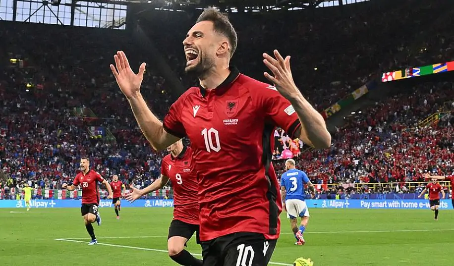 Гравець збірної Албанії Байрамі забив найшвидший гол в історії Євро