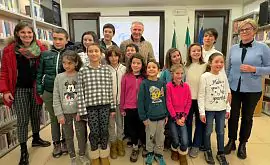Під час проведення зимових World Masters Games Бубка зустрівся з італійськими дітьми