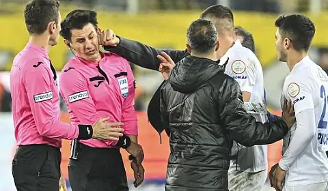 Президент турецкой команды ударил арбитра после матча
