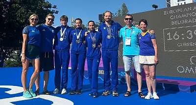 Украина стала обладателем серебра в смешанных командных соревнованиях на ЧЕ