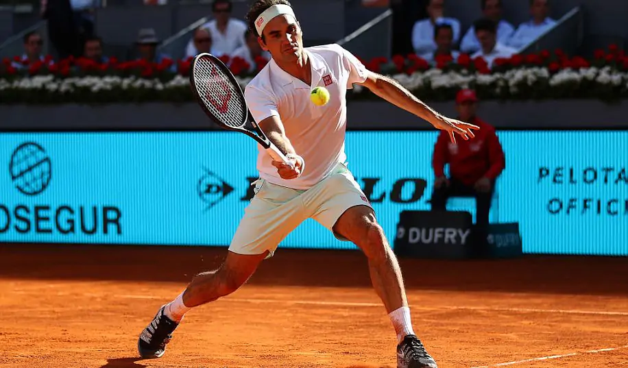 Федерер отыгрался с 0:3 в третьем сете и вышел в четвертьфинал Madrid Open