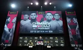 Прес-конференцію перед UFC 279 скасували через масову бійку між командами Чімаева, Холланда та Діаса