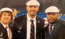 Аскрен опубликовал фото с Кормье и легендой НБА с Олимпийских игр