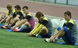 Украинцы провели открытую тренировку накануне матча с Германией. Видео