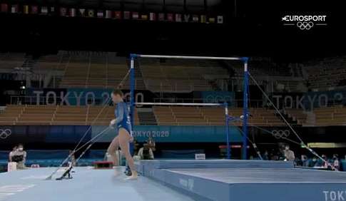 Жесткое падение украинской гимнастки на ОИ-2020