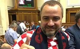 Павелко пришел в Верховную раду в футболке сборной Хорватии
