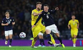 Україна в 1-му таймі матчу з Шотландією не завдала жодного удару в площину воріт