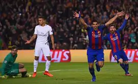 «Барселона» забила три мяча за семь минут и выбила ПСЖ из Лиги чемпионов