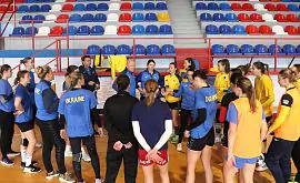 Тренировка женской сборной Украины перед матчами отбора на Евро-2024