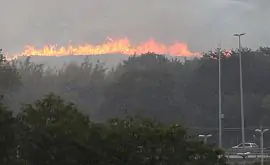 Пожар в Рио поставил под угрозу проведение соревнований по маунтинбайку
