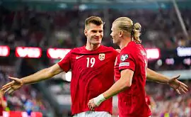 Холанд вышел на 4-е место в Норвегии по голам за сборную