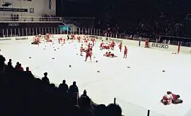 Ровно 34 года назад состоялась массовая драка между советскими и канадскими хоккеистами на МЧМ в Пьештянах