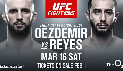 Оздемир и Рейес встретятся на UFC Fight Night 147