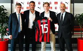 Официально. 20-летний Хауге подписал контракт с «Миланом»