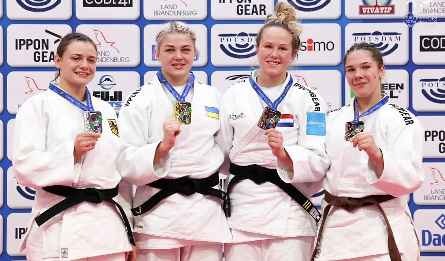 Українські дзюдоїсти завоювали три медалі на чемпіонаті Європи U-23