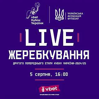 Жеребьевка второго предварительного раунда Кубка Украины. Прямая трансляция