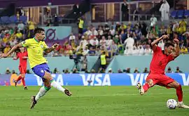 Корея выиграла второй тайм, но 4 гола за 36 минут вывели в четвертьфинал ЧМ Бразилию