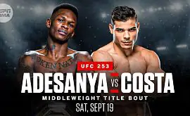 Бой Адесанья – Коста возглавит турнир UFC 253, на котором должен был драться Нурмагомедов