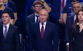 ﻿Путин на открытии Игр будущего стоял в окружении Аршавина и экс-главы IIHF Фазеля
