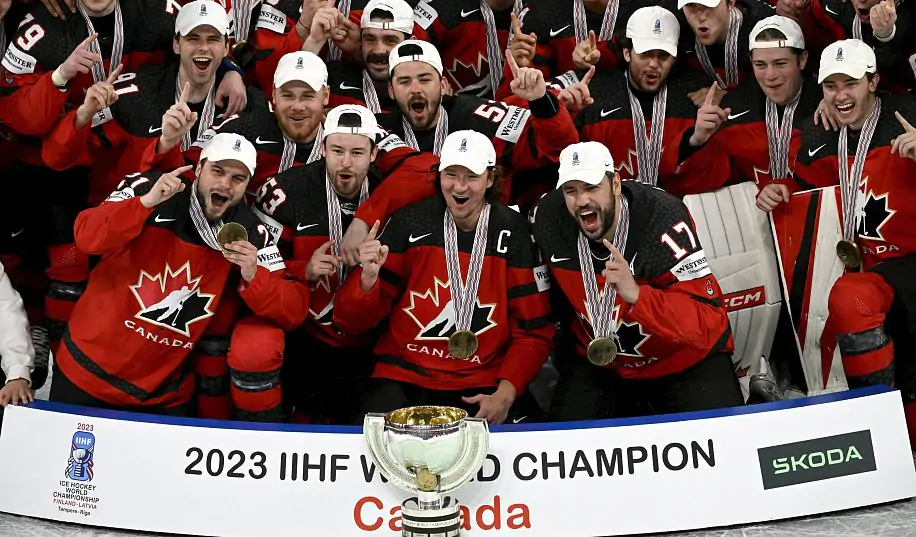 Сборная Канады – на вершине рейтинга IIHF благодаря победе на ЧМ-2023. Украина – 27-я