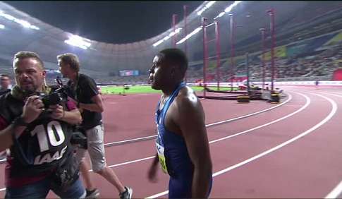 Мужской финал на 100 м в Дохе-2019