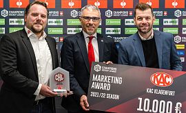 ХК «Донбас» посів друге місце в номінації CHL Marketing Award
