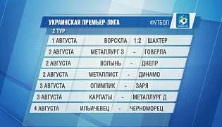 Второй тур чемпионата Украины открылся победой "Шахтера" в Полтаве