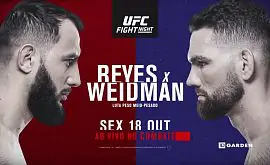 Файт-кард турнира UFC on ESPN 6: Рейес – Вайдман