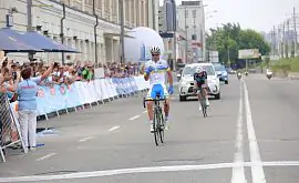 Чемпион Украины одержал победу в последний день киевской велогонки