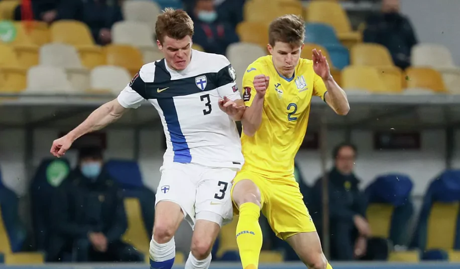 Защитник сборной Финляндии: «Мяч круглый, в матче с Украиной все может случиться»